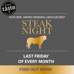 Steak Night at Beadlam Grange Helmseley last Friday every month